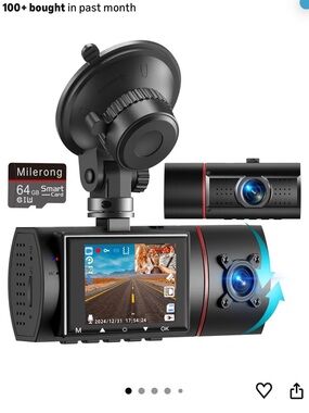 2 Channel Car Dashcam